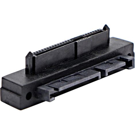 Convertisseur SAS vers SATA SFF-8482, adaptateur SAS vers SATA coudé à 90° (1/4)