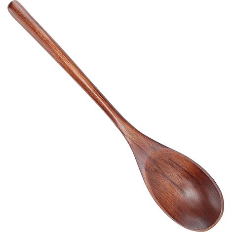 Ensemble de 3 couverts en bois (fourchette, cuillère et couteau) pour la cuisine, idéal pour la maison, les cafés et les restaurants. (1/5)