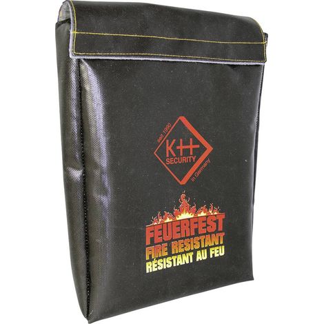 kh-security 370190 Deluxe Busta portadocumenti antincendio (1/2)
