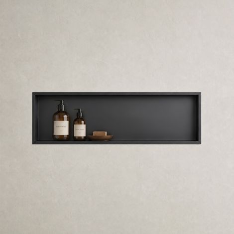 Mai & Mai Étagère Murale à Carreler 30x90x8,3cm Niche de Douche à Encastrer en Inox