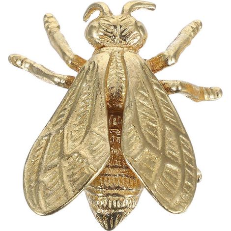 Poignées de tiroir en laiton style vintage abeille - Poignées de porte en métal - Poignées de tiroir pour commode, armoire, placard de cuisine (1/4)