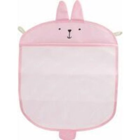 Rangement pour jouets de bain Organisateur de jouets pour bébé Salle de bain Porte-sac suspendu en filet Rose