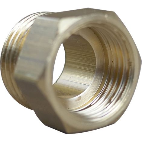 Arcanaute – Raccord laiton réduit mâle/femelle 5/8" – 1/2" (17/23 – 15/21) – Pour installations sanitaires et chauffage