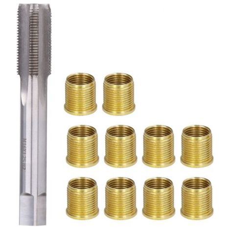 M14x1.25 Spark Plug Thread Repair Tools, Spark Plug Repair Kit, Spark Plug Kit, Metal Inserts and M16x1.25 Tap, Spark Plugs and Tools (1/5)