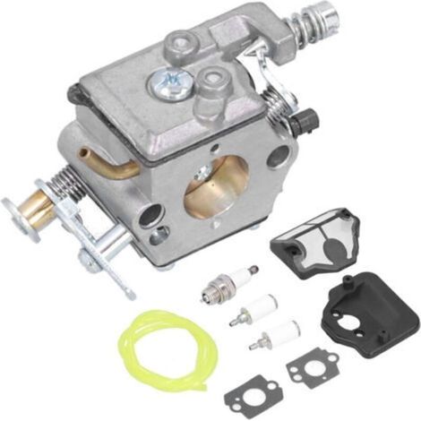 Composant Carburetor HUS137 Compatible avec Tronçonneuse Modèles 36 41 136 137 137E 141 142 141LE 142E - Emballé avec Bulle d'Air pour Bougie- (1/5)