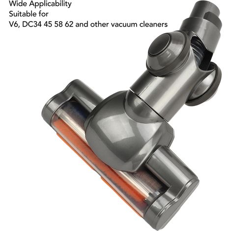 Ortviai Tête de balai rotatif douce pour aspirateur Dyson V6, DC34, DC45, DC58, DC62 – ABS, 442 g (1/4)