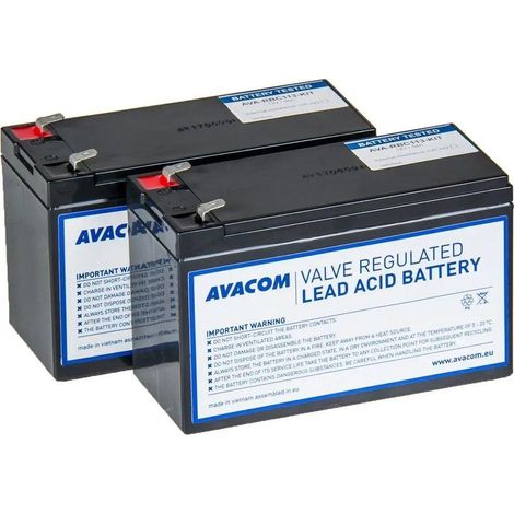 Akku-Kit Avacom APC RBC113 geringe Selbstentladung 19,7x14,9x6,4 cm