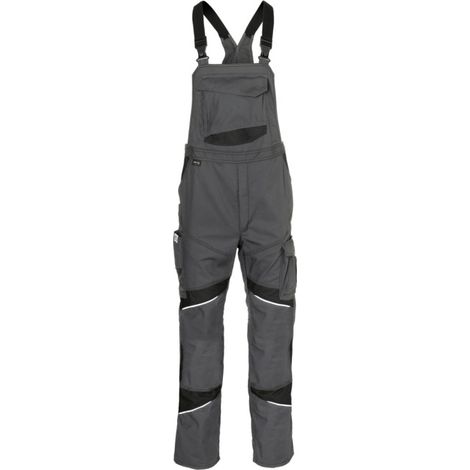 [NEUWERTIG] B-Ware Kübler Latzhose Arbeitskleidung Hose Activiq Baumwolle Anthrazit Schwarz 54