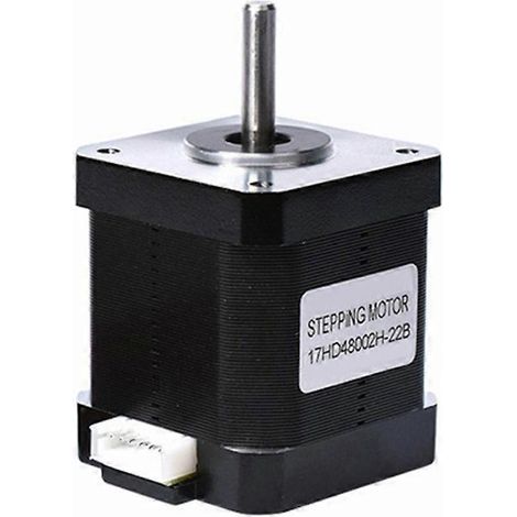 Motor paso a paso 42 17HS8401, cuerpo de 48 mm, 4 pines con cable de 1 m para motor de impresora 3D, brazo robótico A (1/5)
