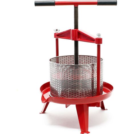 Presse-fruits à vis en acier inoxydable 14 litres (1/5)