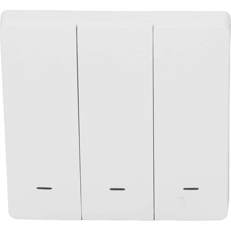 Interrupteur intelligent à 3 boutons-poussoirs avec télécommande via application pour appareils électroménagers (1/5)