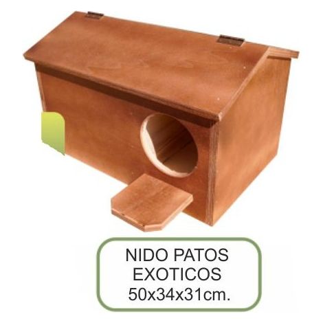 NIDO MADERA PATOS EXOTICOS