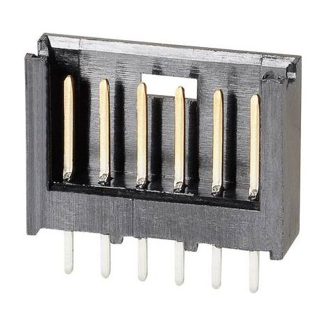 TE Connectivity Barrette mâle (standard) série AMPMODU MOD II Nbr total de pôles 8 Pas: 2.54 mm 280373-1 1 pc(s) V407181 (1/3)
