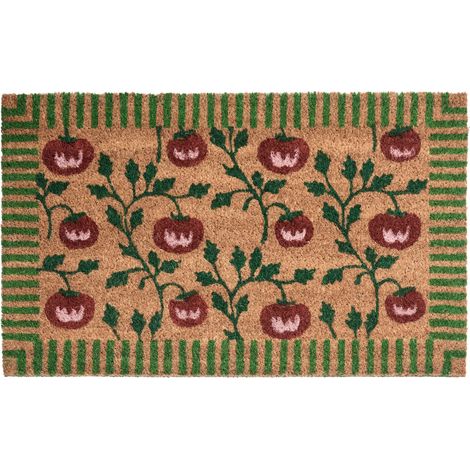 Fußmatte KNIK Naturfarben 40 x 60 cm Tomate Kokosfasern