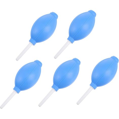 5pièces Souffleur Air Silicone pour Nettoyer Poussière Objectifs Appareils Photo Dépoussiéreur Air Comprimé Lentilles Claviers (1/5)