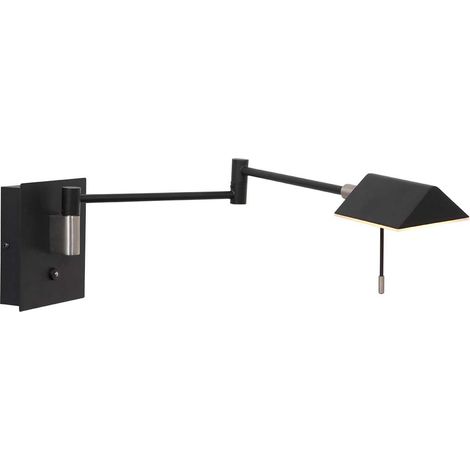 Aplique de pared - negro - Retina - plástico metal - lámpara de (1/4)