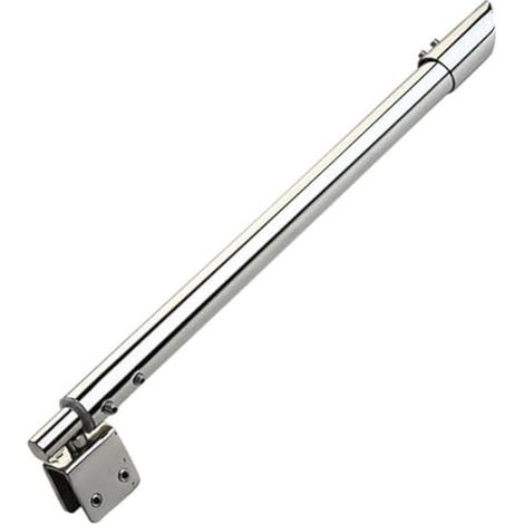Barre de serrage réglable pour porte de douche en acier inoxydable pour une meilleure stabilité (inclinée) (1/4)
