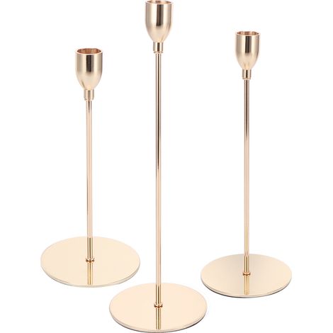 Bougeoir à une tête, porte-bougie, ornement décoratif pour la maison ou la table, décoration de mariage (1/5)