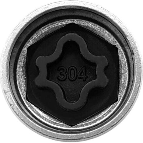 Clé de rechange pour écrou de roue antivol, Compatible Mercedes Benz Security Master 304 (1/4)