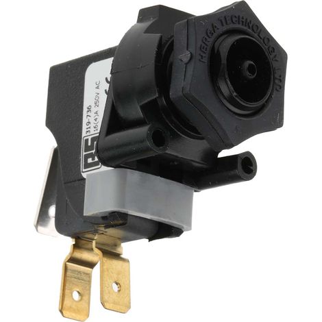 Rs Pro – Interrupteur pneumatique série 6 871 A accrochage – Montage panneau – 1 RT – Pour espaces confinés – Longueur de fils 250mm