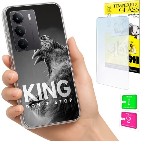 Schutzhülle für Realme C75 / 14X 5G: Fotoschutzhülle mit Rückseite und 9H-Glas (1/5)