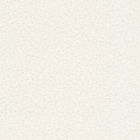 Papier peint feuille intissé idéal salle de bain | Papier peint couloir blanc crème motif | Tapisserie motif petit feuille pour cuisine - 10,05 x 0,53 m (1/5)