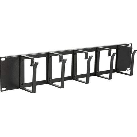 Lanview 2U 19" Organizer-Panel mit Kabeldurchführung, RAO115BL