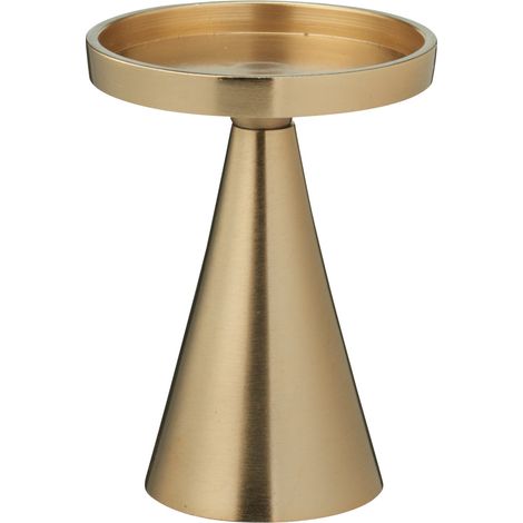 Deko-Kerzenständer, gold, 13 cm
