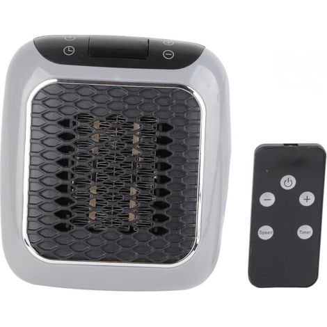 Chauffage électrique portatif et compact pour ventilateur de table, pour la maison, le bureau et l'hiver (1/5)