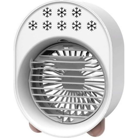 Mini-Klimaanlage, Mini-Ventilator, tragbare Klimaanlage (Weiß) (1/4)