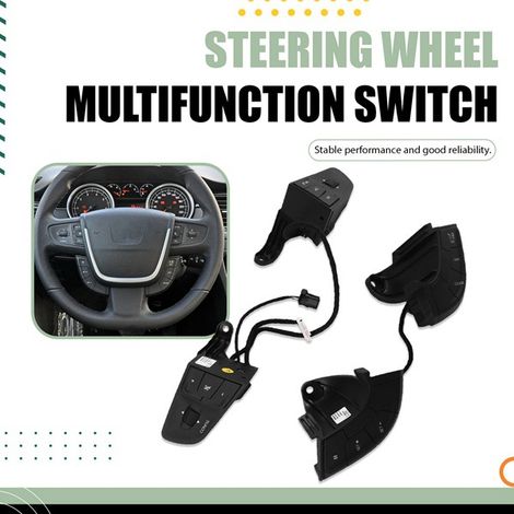 Ein Satz der Teilenummer 9677976377 9822109077 ist für den Multifunktions-Lenkradschalter des Peugeot 508 und 508SW geeignet. (1/4)