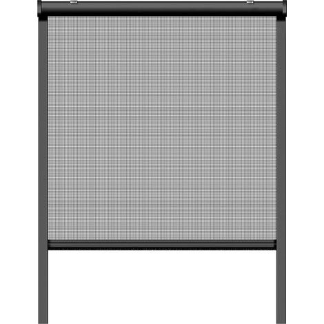 Moustiquaire Enroulable, Anthracite, 160 X 160 Cm
