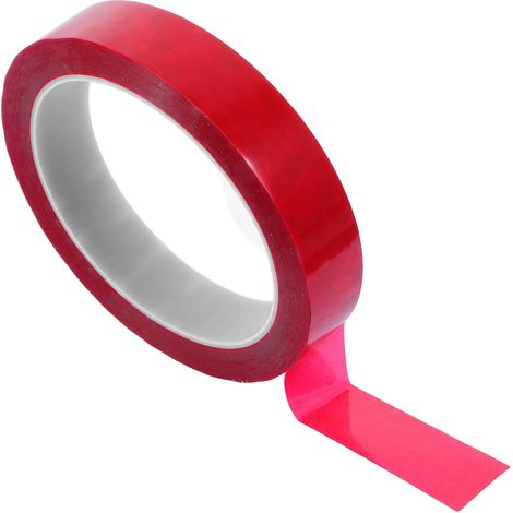 Ruban Adhésif de Sécurité Rouge 20 MM X 50 M pour Scellage de Cartons et Documents avec Scellage Sécurisé Autocollant Antivol pour Emballage Industriel et Protection Contre le Vol (1/5)