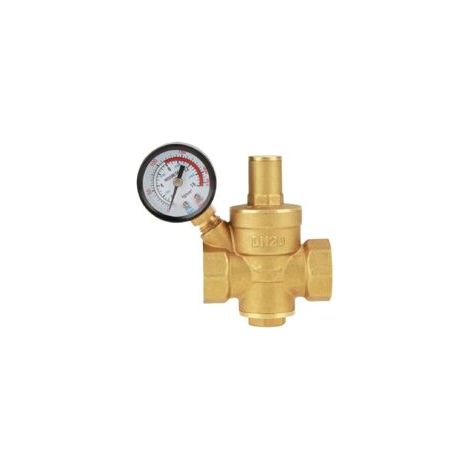 DN20 Brass Water Pressure Reducing Valve – Adjustable Valve up to 1.6 MPa – Easy Installation without a By-Pipe