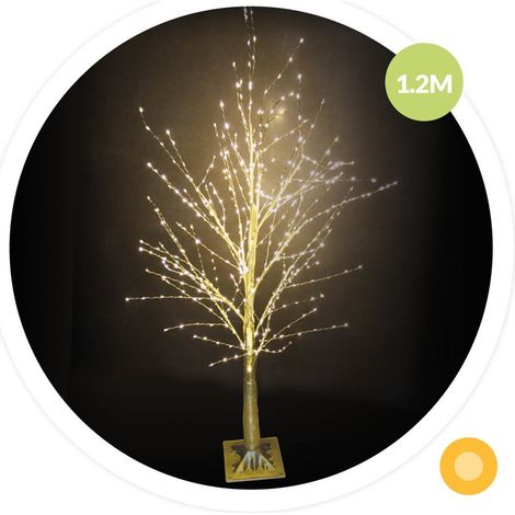 Arbre décoratif LED Sirka 1,2M Or (1/2)