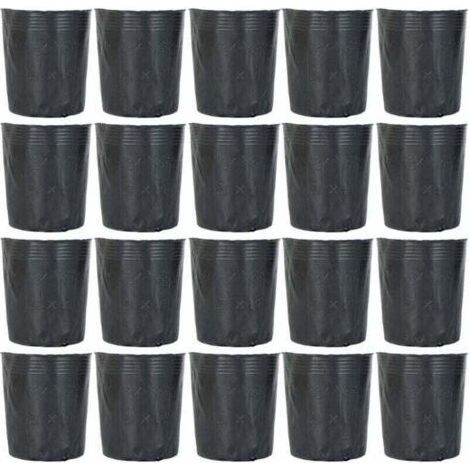 VURAHOME - 100Pcs Pots de Pépinière en Plastique Pot de Départ Dégradable Jardin Fleur , XU,Nutrition Pot Outil de Jardin pour Plantes Succulentes Boutures Semis cinq tailles - (1/4)