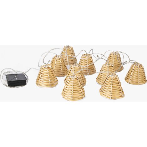 Chillout IP44 Estela LED 1W Blanco Cálido 2500K Imitación Madera Aplique Exterior con Estilo Natural