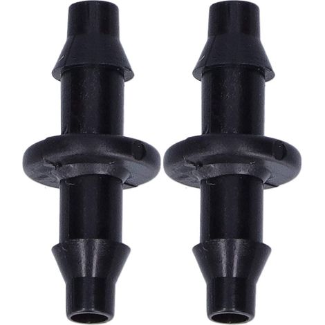 100 Pieces Hose Connectors for Irrigation System, Irrigation Fittings Kit Straight Barbed Connectors for Drip Irrigation Hose System