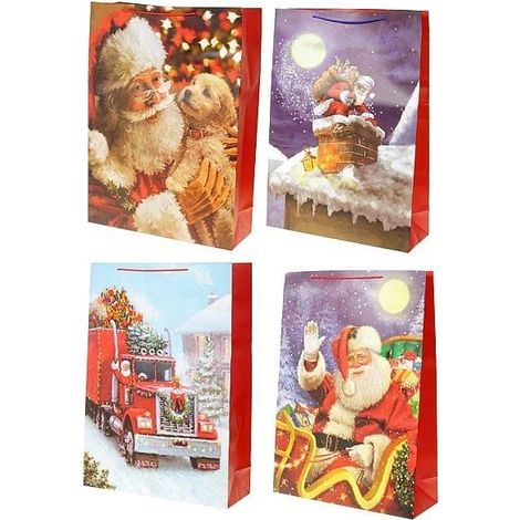 Confezione regalo a tema natalizio mista