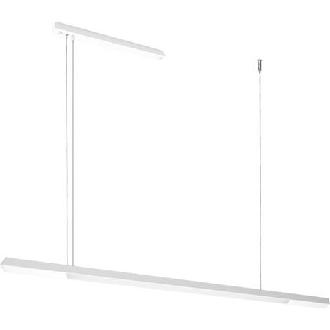 Suspension linéaire LED 130 cm blanche 4000K Shilo (1/3)