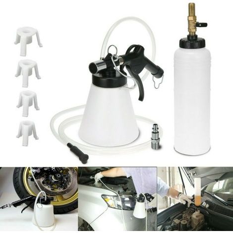 KIT SPURGO FRENI POMPA FRIZIONE PER AUTO MOTO VEICOLI 0,75 litri 6 - 12bar