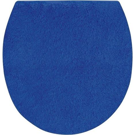Tapis de bain Coton CAROLINA 47x50cm Bleu Spirella (1/4)