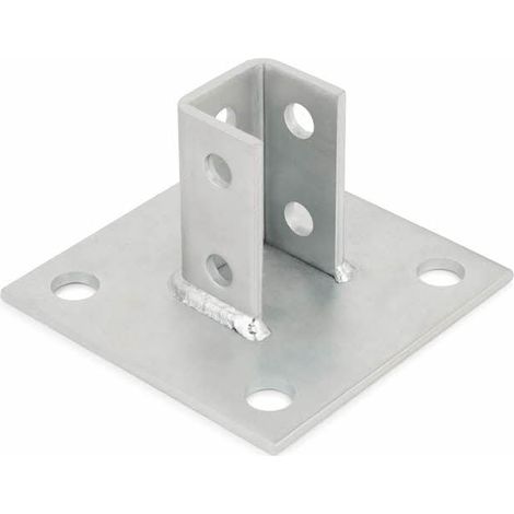 Soportes para cargas pesadas Soporte de base cuadrada "U" Indextrut M16 (41/21-41/41) - Caja de 12 (1/2)