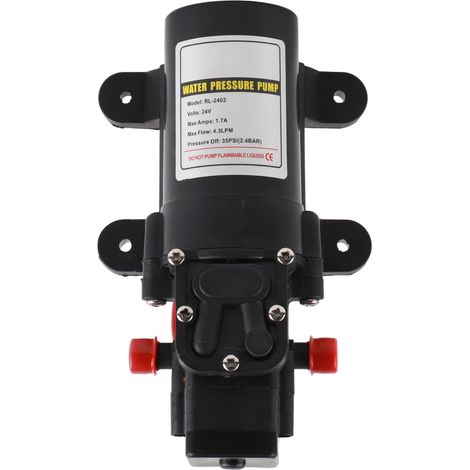 Pompe à Eau à Diaphragme, Pompe à Diaphragme à Pressostat à Grand Débit à Rotation Sèche Auto-amorçante pour l'agriculture (RL 2402 24V). (1/5)