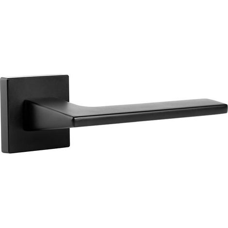 manilla con roseta zamak modelo zet 51x51 acabado negro mate, niquel satinado acabado negro acabado negro acabado negro (1/3)