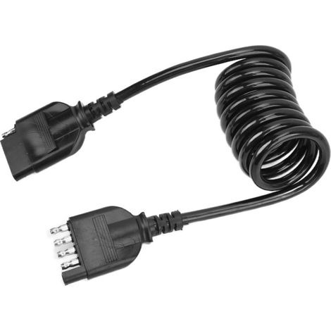 Waterproof Heavy Duty Foot Cable for Marine Boat Horse Cargo Trailers 5" Trailer Wire Harness Plug Connector Extension Cable (1/5)