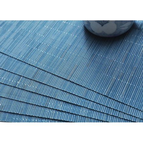 Set de table - - Bleu - Lavable - Antidérapant - Résistant à la chaleur (1/4)