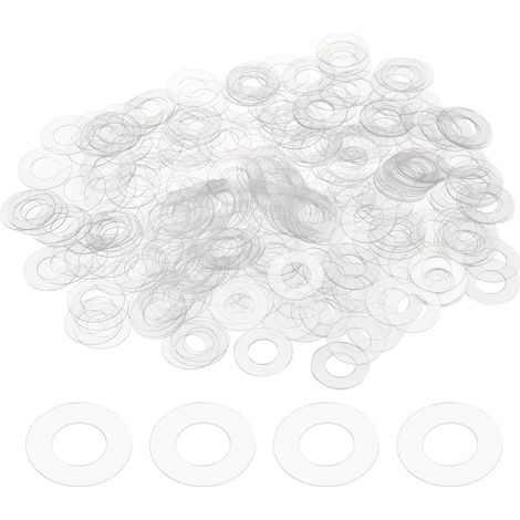300pcs Rondelles Plates M6 6mm Alésage 12mm OD 0.3mm Épaisseur (1/5)