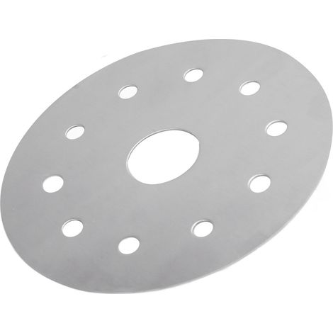 Wärmeverteiler-Adapterscheibe aus Edelstahl für Induktionskochfelder, Gasherde, Glaskeramikkochfelder, magnetisches Kochgeschirr, 13,8 cm / 5,43 Zoll Durchmesser (1/5)