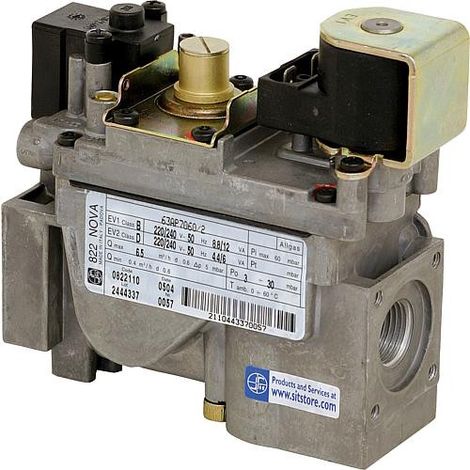 Soupape combinee gaz NOVA 822 220/240 V - 50 Hz Ref. 0.822.110 (1/2)